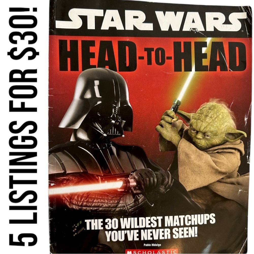 Scholastic Star Wars Head-to-Head Book the 30 wildest matchups - Red and Black